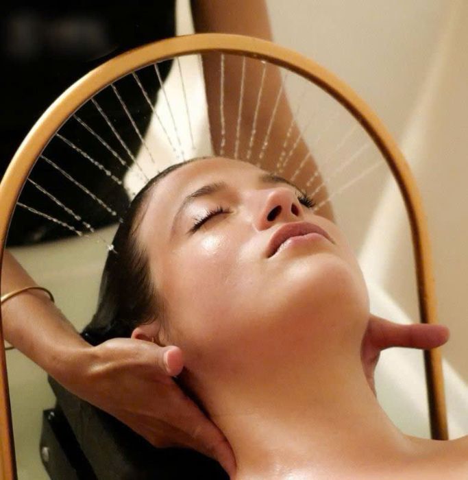Head massage at MAY