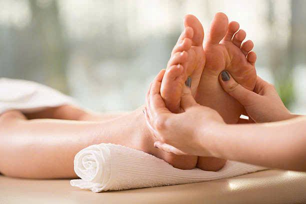 Foot massage at MAY