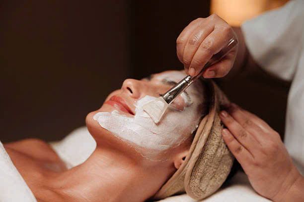 Facial mask at MAY